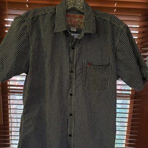 TRUE RELIGION  Boys SHIRT XL  TOP BUTTON DOWN XL Short SLEEVE